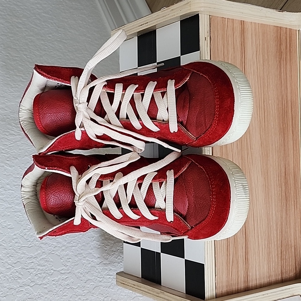 Aldo Red wedge high-top Sneakers 7
